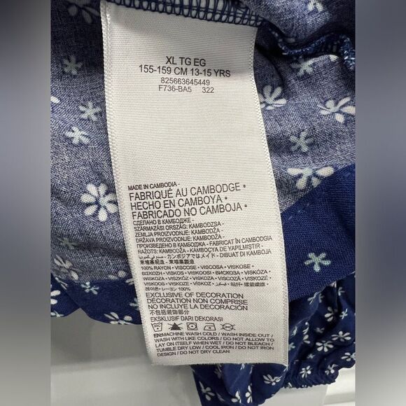 Girls Levi’s floral long sleeve blouse - Picture 6 of 7